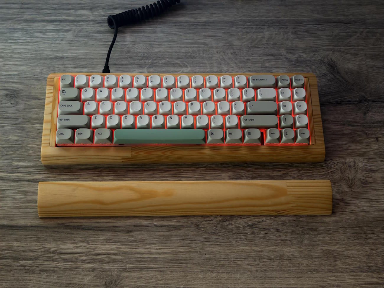 Wooden Keyboard 2